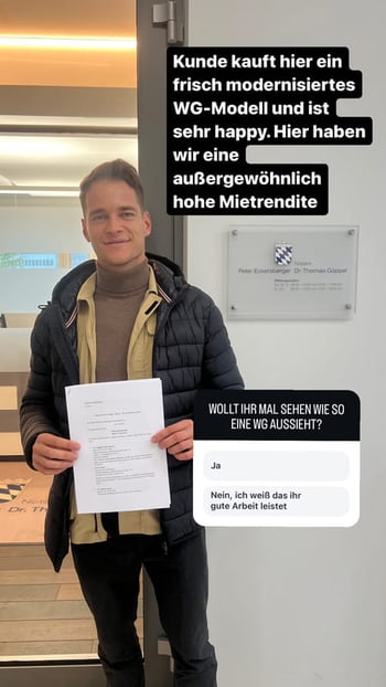 WG-Konzept, außergewöhnlich hohe Mietrendite.